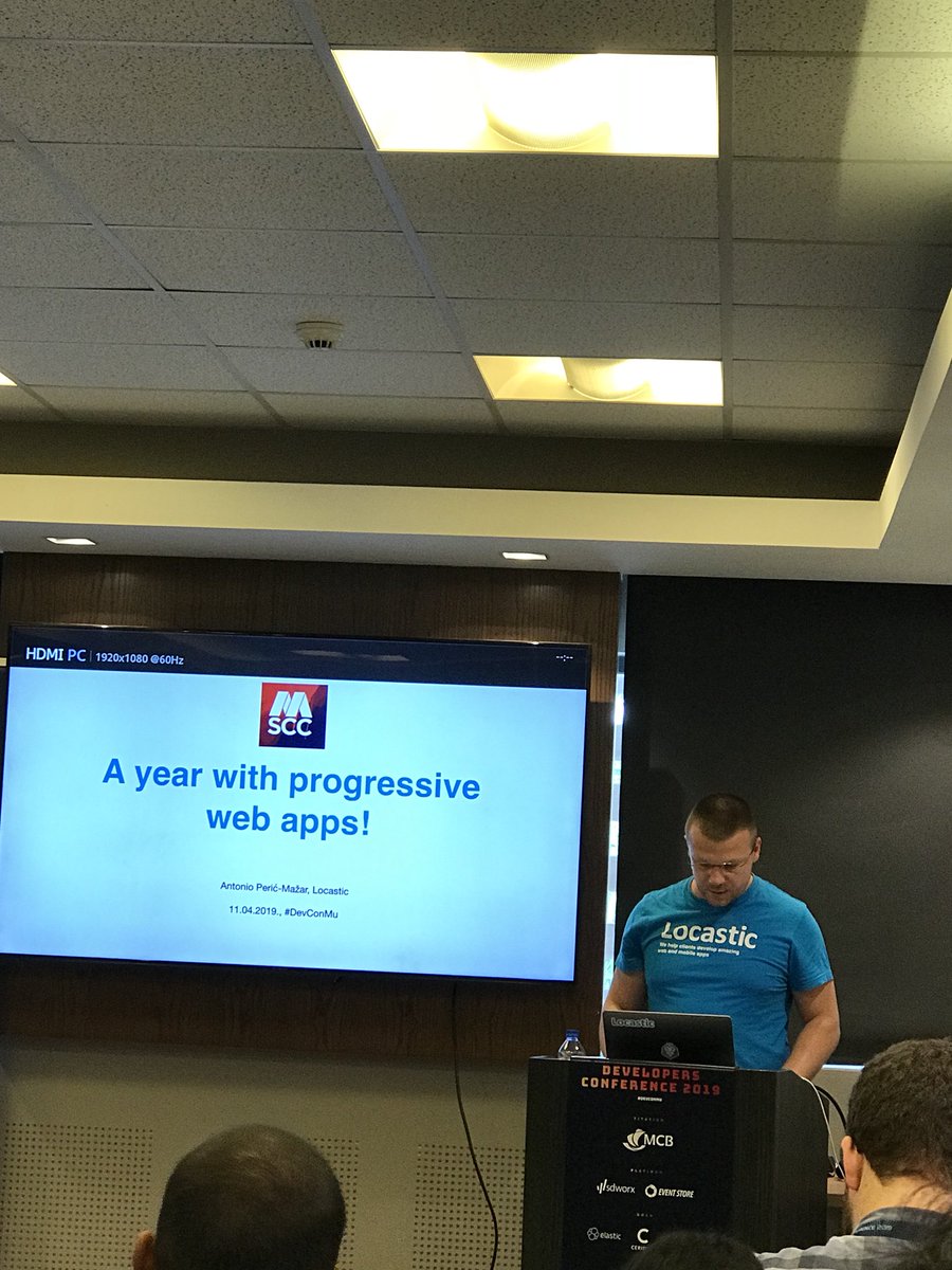 7php's tweet photo. Here we go, the awesome @antonioperic starting his talk.
#DevConMRU #devcon #phpc #mauritius https://t.co/BRfu0vBpUm