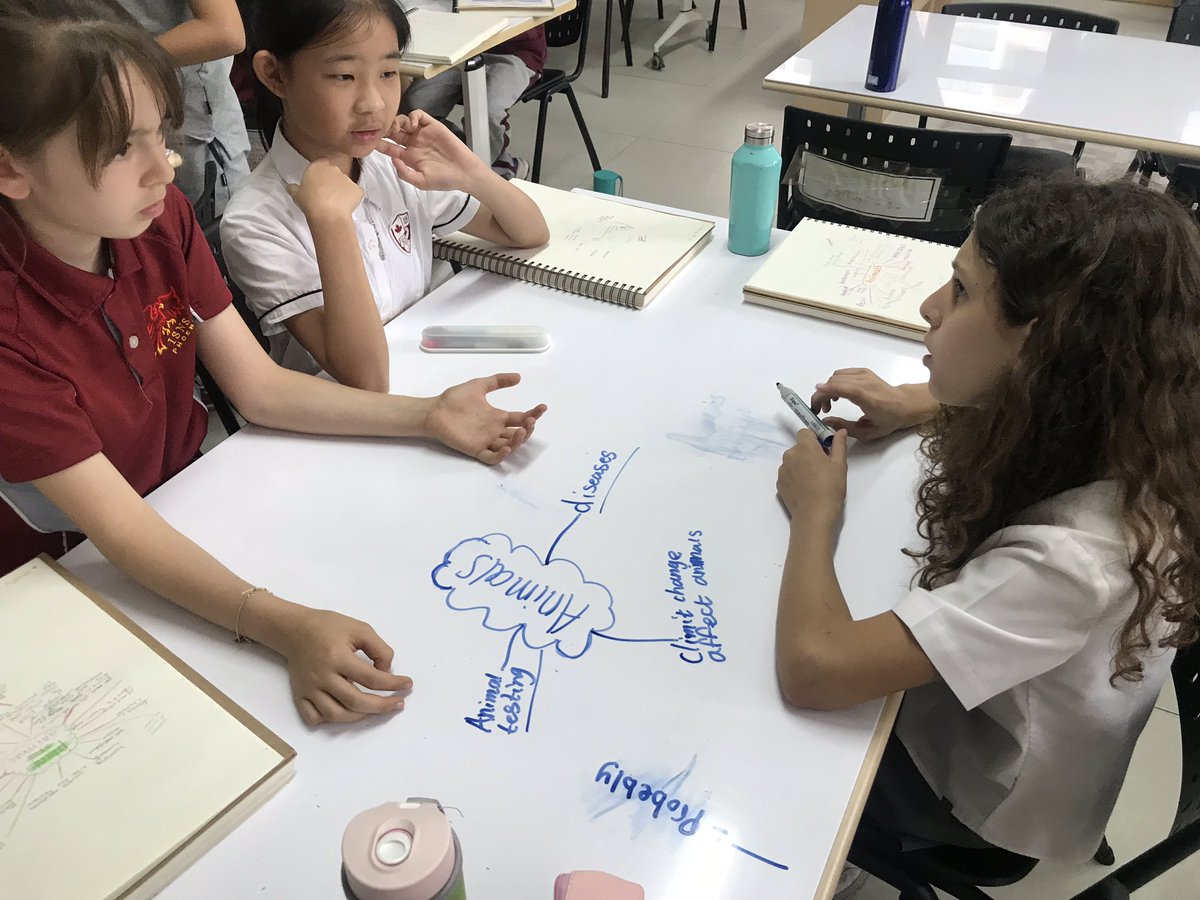 Today, we got into large groups based on our passions. Then, we shared the personal, local, and global issues we are interested in exploring to form our #exhibition groups. #PYPX #g5 There was a lot of authentic and mature discussion happening to decide on groups.