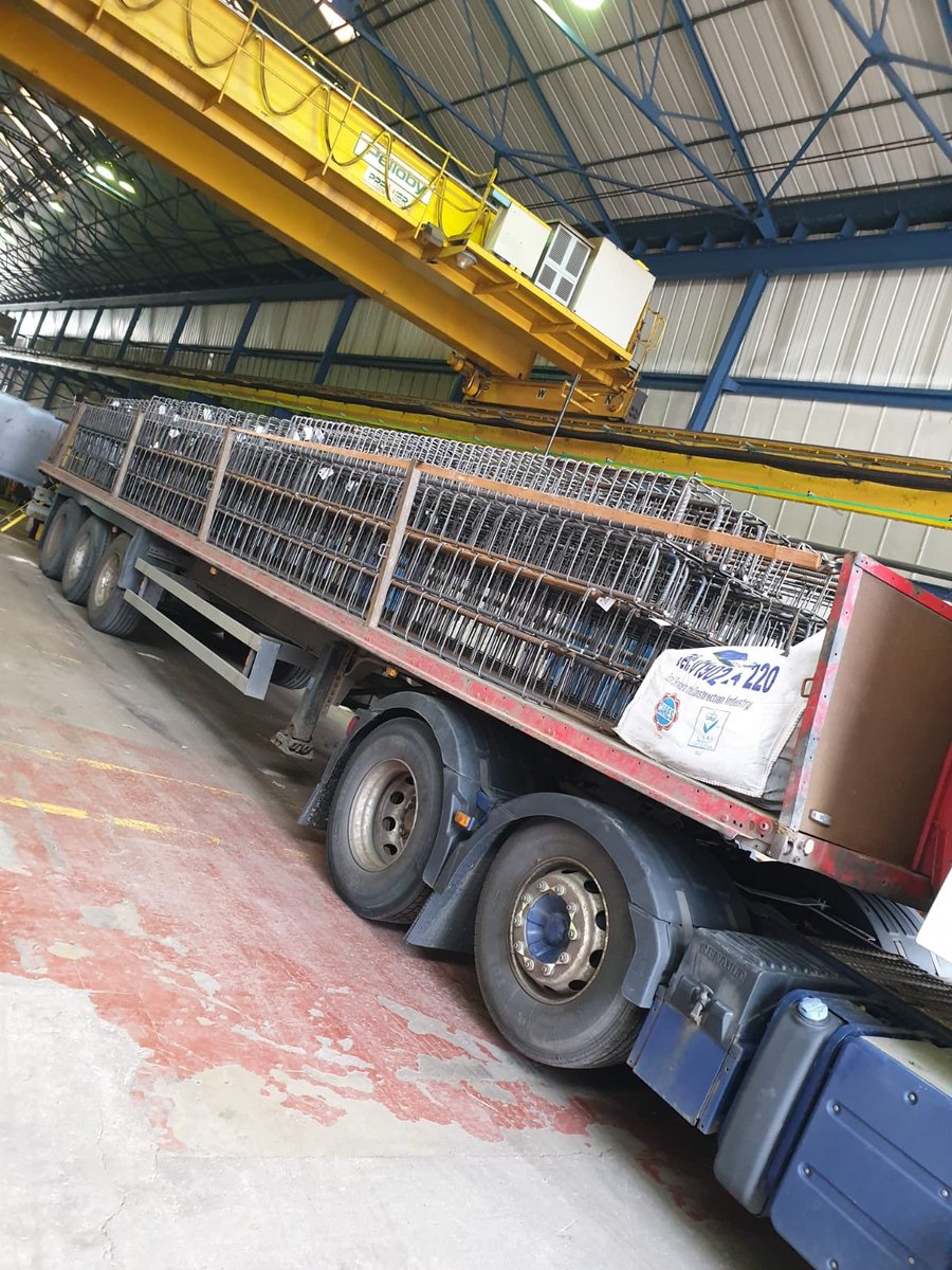 Here is our daily delivery going out to #Kirkby for one of our customers. We deliver nationwide, Monday - Friday. Please call 01902 624220 with ANY sales enquiries. #Sales #Construction #PPE #Steel #Prefabricated #Piling #Reinforcement