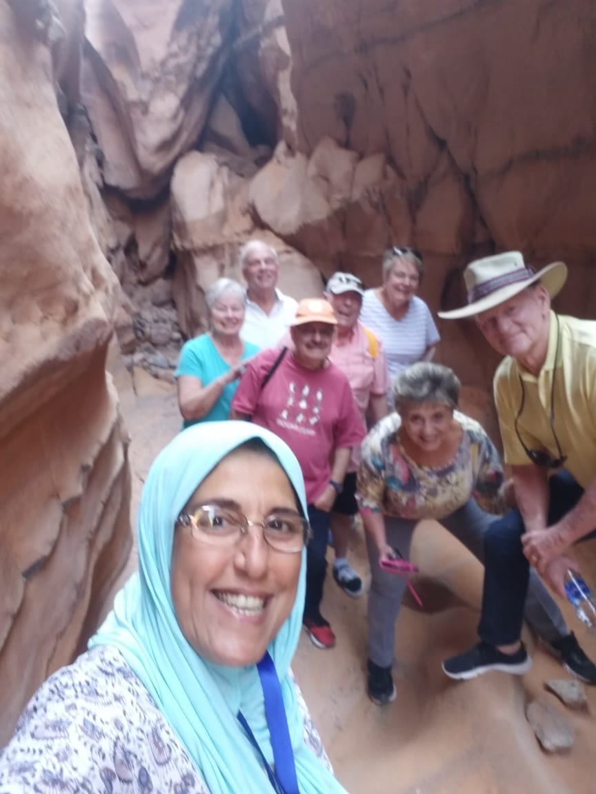 زيارة أول مجموعة سياحية
من خلال البواخر السياحية يوم أمس إلى منطقة رحمة / #وادي_عربة