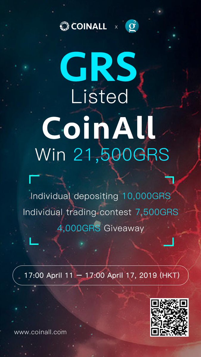 GroestlcoinTeam's tweet photo. CoinAll Promotion:
1. Deposit Giveback
2. Trading Competition
3. Follow &amp; Retweet Giveaway

More info: https://t.co/FAxgfVVssc https://t.co/Kd8mXogCJs