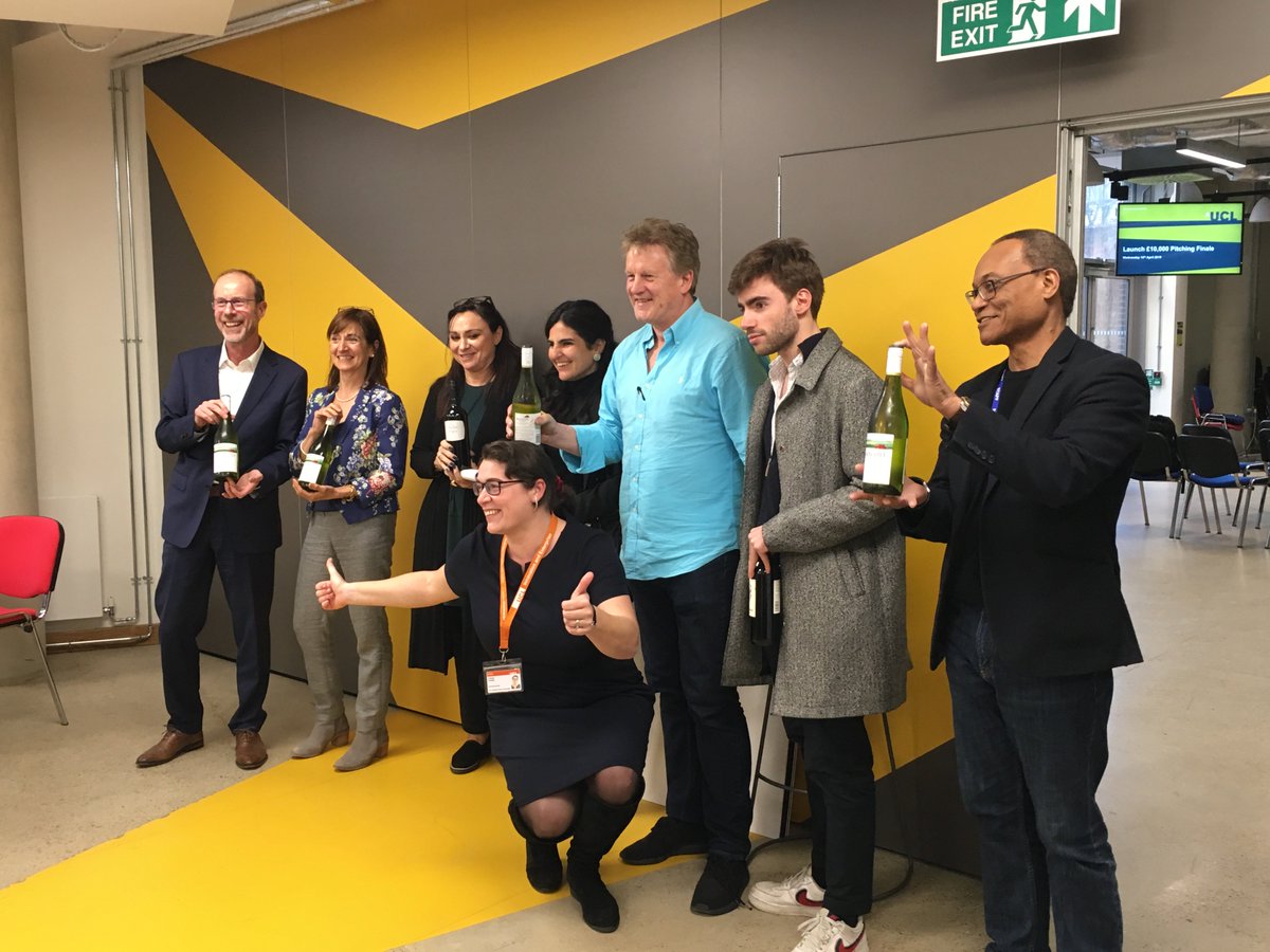 UCLEnterprise's tweet photo. What a fantastic evening our Launch £10,000 Final was! Congratulations to everyone who pitched and special thank you to all of our judges. Stay tuned to hear the top three...
UCL #Launch1000 #UCLHomeGrown #Entrepreneur #StudentEntrepreneurship #EntrepreneurshipEducation https://t.co/vwx7FfAZkh