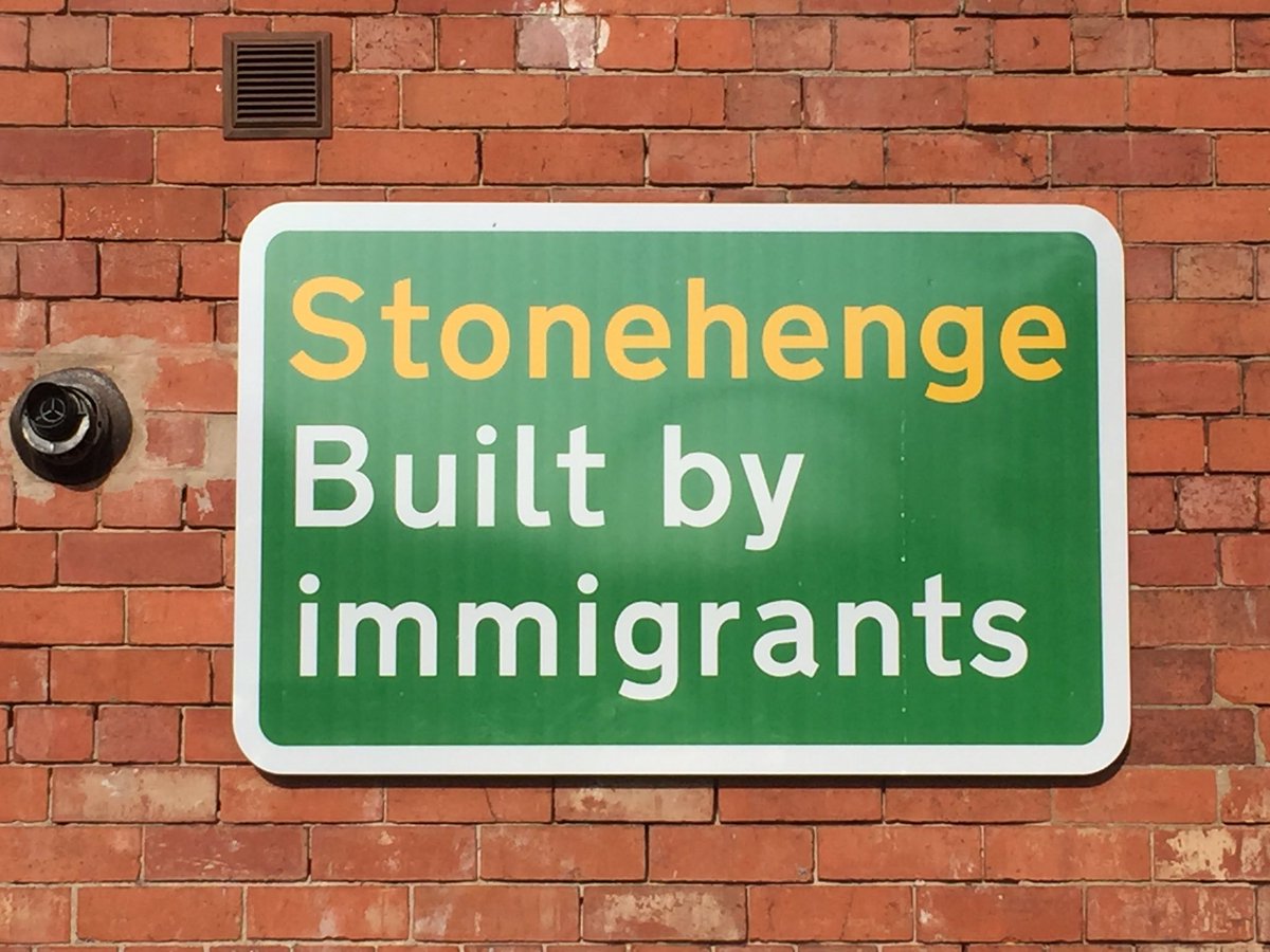 Spotted this new signage on my walk to work. #Stonehenge