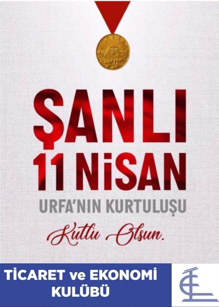İstiklâl Madalyalı Şanlı Şehrimiz URFA'nın Düşman İşgalinden Kurtuluşunun 99.Yılı Kutlu Olsun ...    #11NisanDestanı