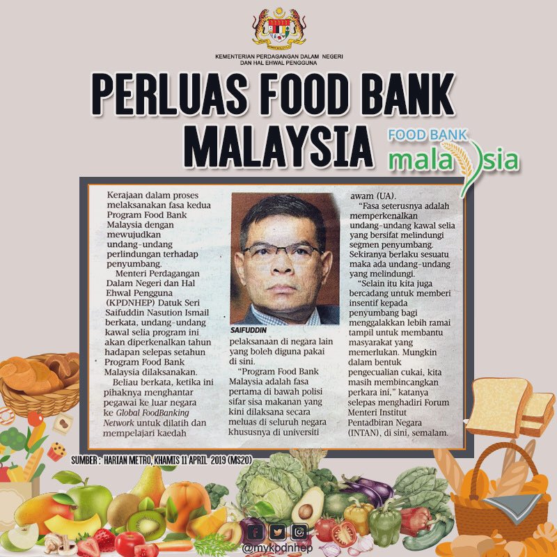 Food Bank Malaysia Kumpulan Yang Terlibat