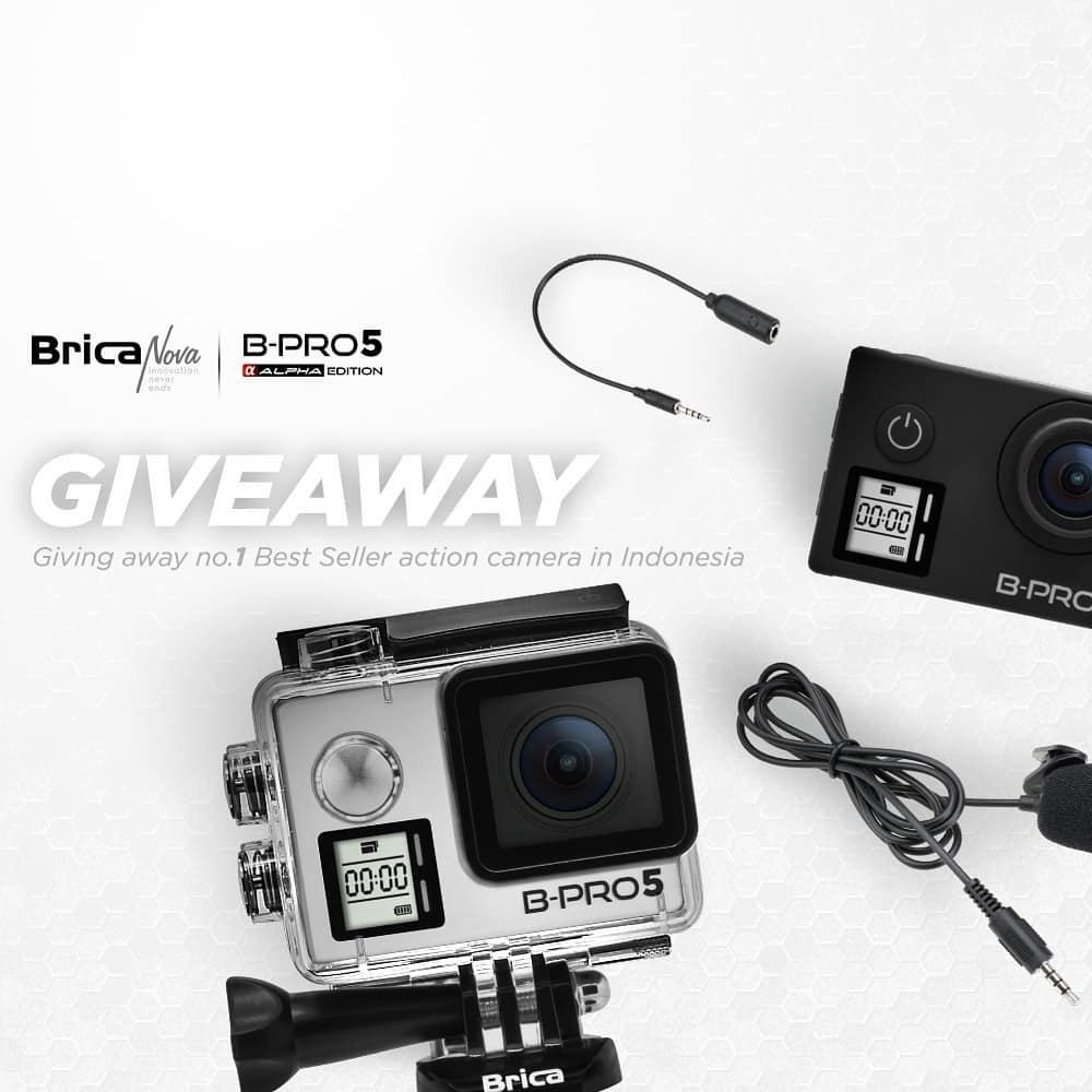 [INSTAGRAM APRIL GIVEAWAY! ]

S&amp;K pemenang,
ikuti 3 step di bawah ini :
1. Harus Follow Instagram brica.indonesia (wajib).
2. TAG &amp; Mention teman kamu sebanyak mungkin.
3. Repost &amp; Like foto ini. .
Akan dipilih 3 pemenang, Pemenang akan diumumkan pada 27 April 2019, good luck!