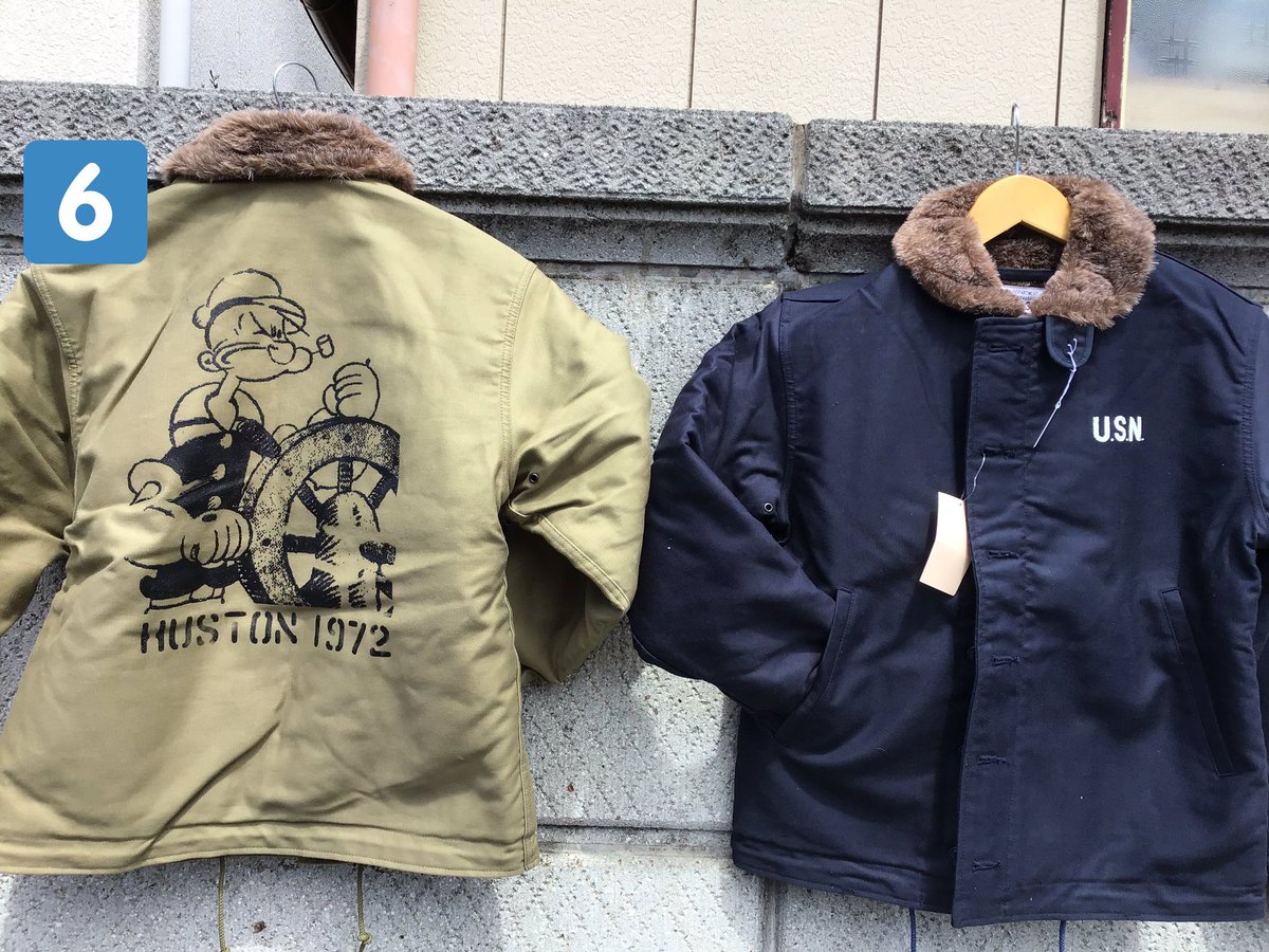 HOUSTON‼️(新品)入荷のご案内です🎶
1️⃣番はレザーN-1 約XL2️⃣番はM-65パーカー 約Mサイズ3️⃣番はLEVEL7ダウンジャケット 約Mサイズ4️⃣番はタンカースジャケット約Mサイズ5️⃣番はL-2B 約Lサイズ6️⃣番はポパイプリントN-1デッキジャケット約Mサイズ
季節関係なく人気のアイテムです‼️是非🙇‍♂️ #大洗町 #古着屋