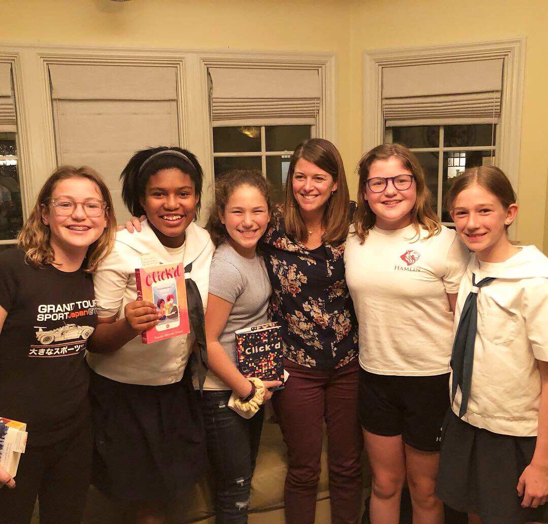 tamaraistone's tweet photo. I had so much fun as the guest speaker at this mother/daughter book club last night. These 6th graders are readers, coders, writers & poets (my heart!). Loved talking about life as a storyteller with these inspiring young women! #clickd #swapd #mglit https://t.co/trawxiBi7c https://t.co/0Bi7khSVTt