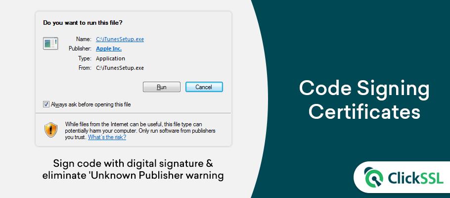 clickssl's tweet image. Are you software developer? Secure your code with Code Signing certificates bit.ly/2uKtOXP

Save up to 62% with ClickSSL.

#codesigningcertificate #softwarecode #softwaredeveloper #apps #webdev