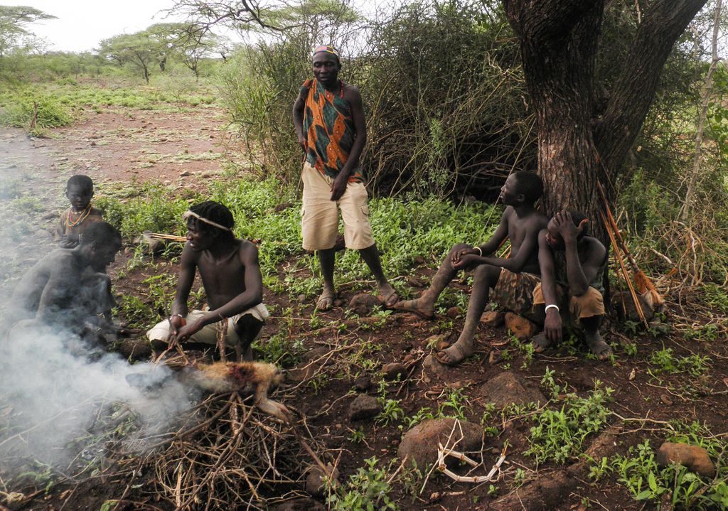 When we visited the #Bushmen or Hadzabe tribe of #Tanzania they were just preparing their lunch. It was a freshly caught monkey... #wouldyoueatit #Idid #participatoryobservation #anthropology #learnaboutcultures #byexperience