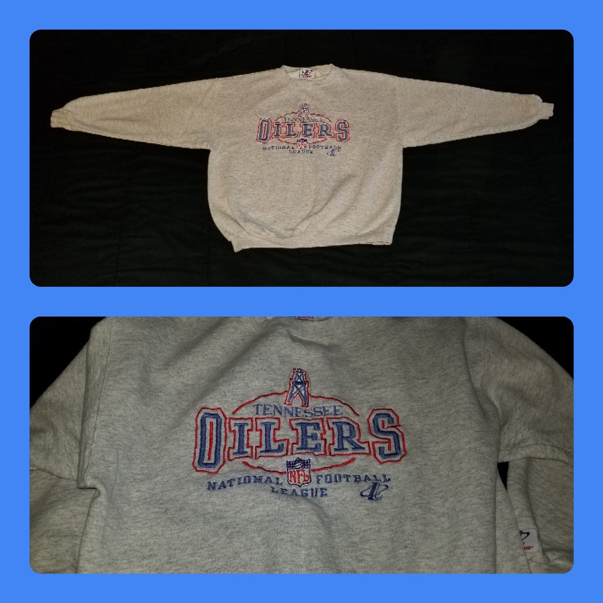 vision_southern's tweet photo. Vintage Tennessee Oilers Sweatshirt https://t.co/PWDqXJ4net