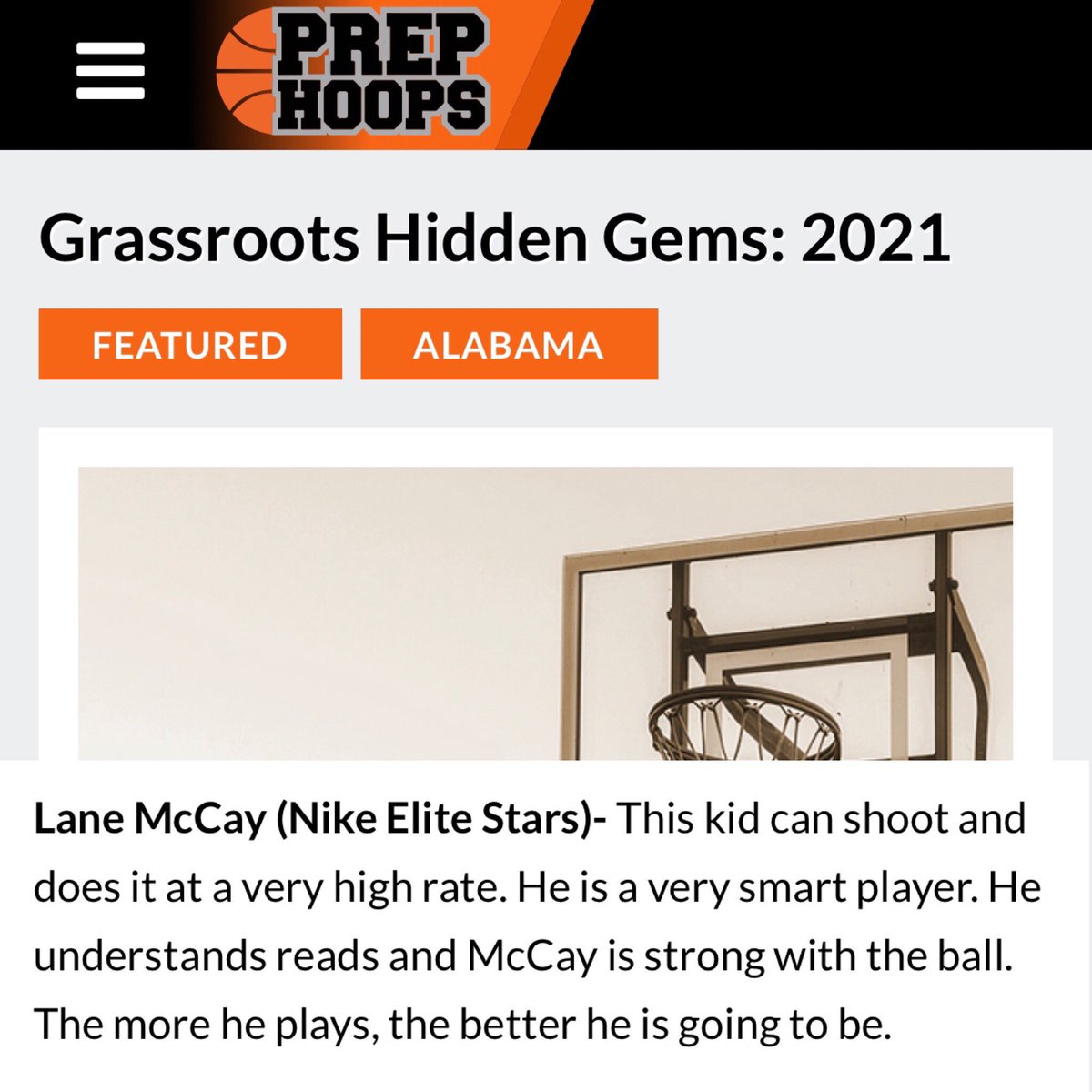 NikeEliteStars's tweet photo. 2021 6’1 SG Lane McCay Central (AL) is making a major case to be among the top ranked players in his class. Coming off an impressive sophomore campaign where he led team in scoring; he’s already turning heads for @NikeEliteStars on AAU circuit‼️ https://t.co/VUaTTWvCoj