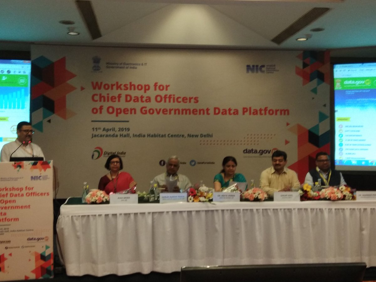 DataPortalIndia's tweet image. #Workshop for #ChiefDataOfficers of @DataPortalIndia Platform #OpenGovernmentData #OpenData @PIB_India @NICMeity @GoI_MeitY @MeitY_NICSI