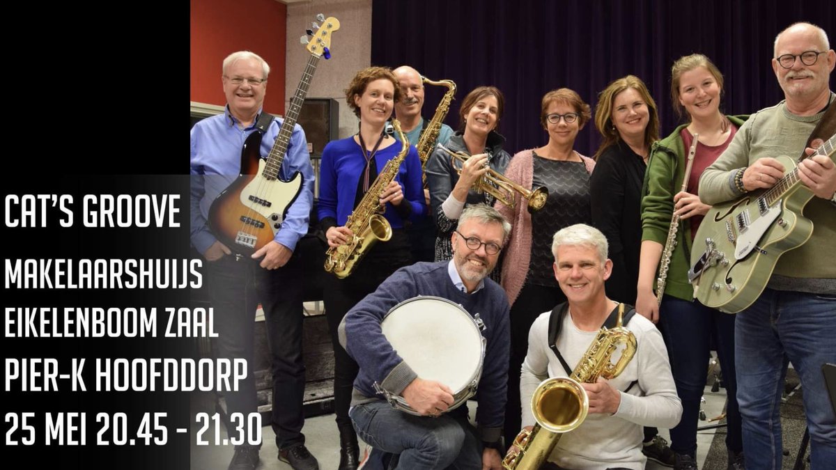 catsgroove's tweet photo. @catsgroove  speelt op @meerjazz in @PierK gebouw op 25 mei. https://t.co/dmBdpfJ5mu