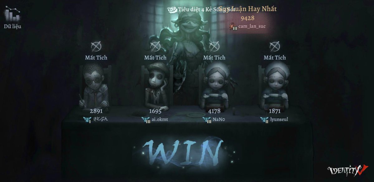 EdwardJame3003's tweet photo. Tôi đang chơi Identity V. Bạn nghĩ đó là game ư? https://t.co/yPNz392X9Y