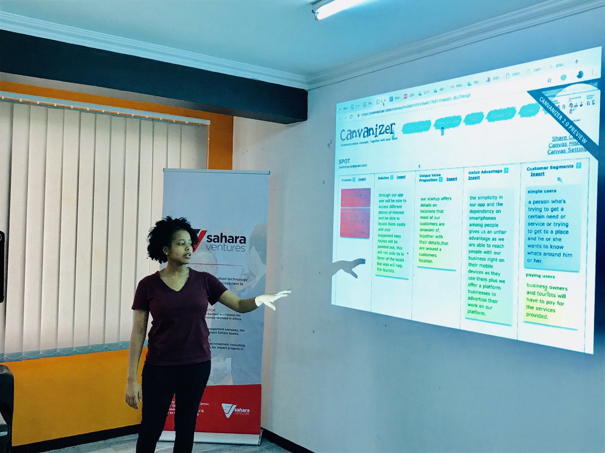 musakamata's tweet photo. #Day4 pitching skills using #Canvanizer #Aspiringbootcamp @AfroSheFound https://t.co/UFEFSy0Ppb
