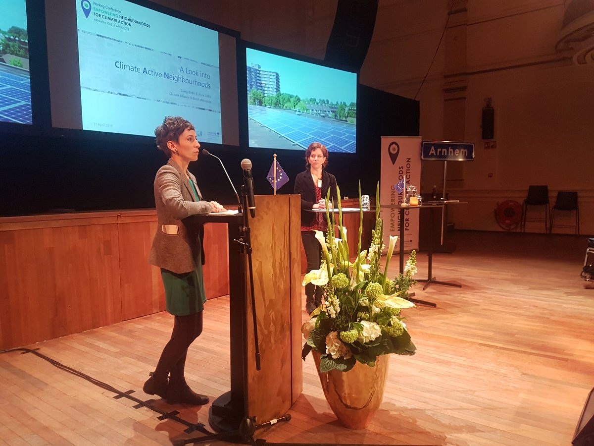 CANinterreg's tweet photo. "Going beyond, emphasizing on the needs of residents and thud triggering #NeighbourhoodClimateAction have been in the focus of the CAN project" Svenja Enke shares the experiences of 10 partners from 5 NWE countries. @INTERREG_NWE @ClimatAlliance https://t.co/eKuS3eXkqF