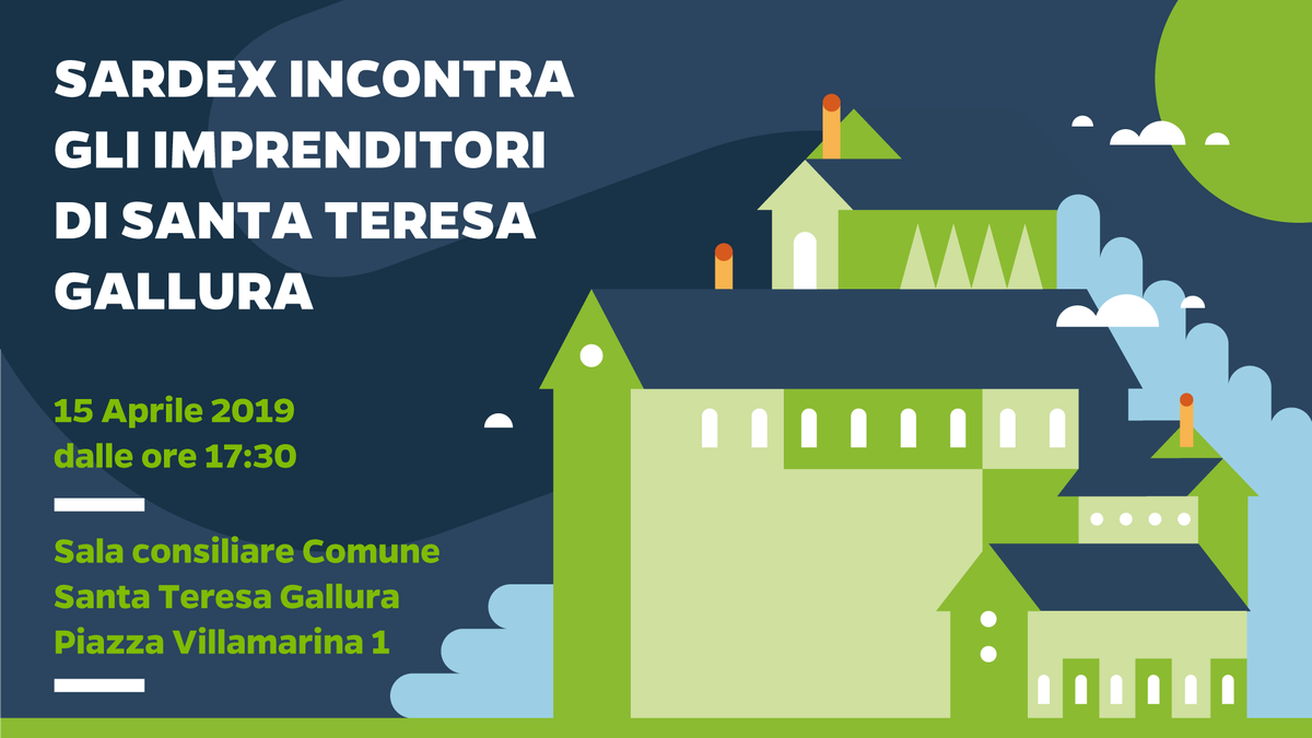 📣 Un'altra #economia esiste ed è vicina a te! 
📌⏰ Ti aspettiamo a #SantaTeresadiGallura il 15 aprile h. 17.30. 
Evento #gratuito e aperto ad #imprese, liberi professionisti, #associazioni e cittadinanza: i vantaggi di #Sardex sono per tutti!

Info ➡️bit.ly/SardexIncontra…
