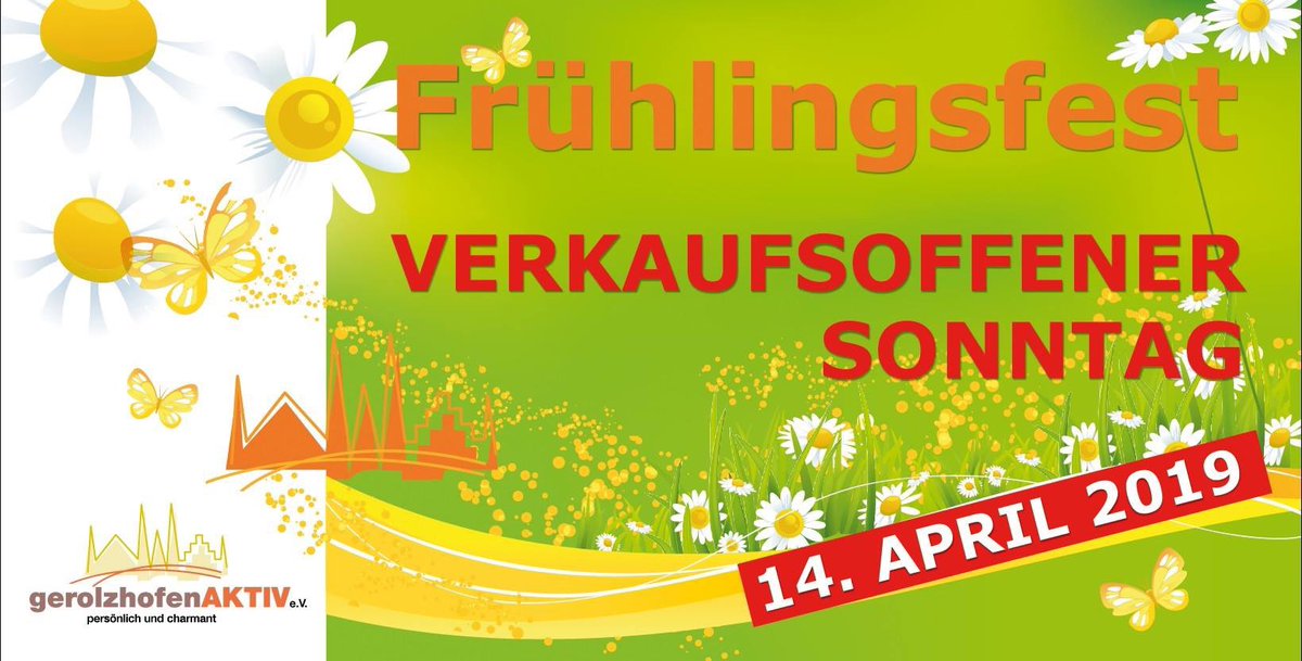 ThorstenWozniak's tweet photo. Am 14. April 2019 ist wieder #verkaufsoffener #Sonntag und #Frühlingsfest in #Gerolzhofen https://t.co/vliJZi0PxJ