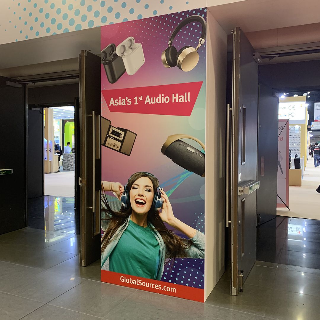 GlobalSources's tweet photo. NEW at #GlobalSourcesConsumerElectronics: Audio Products Hall
One massive hall, 500 booths packed with #cuttingedge home #audio systems, professional audio, cables & accessories. Make AsiaWorld-Expo's Hall 1 your first stop. https://t.co/lJplRiZKkE