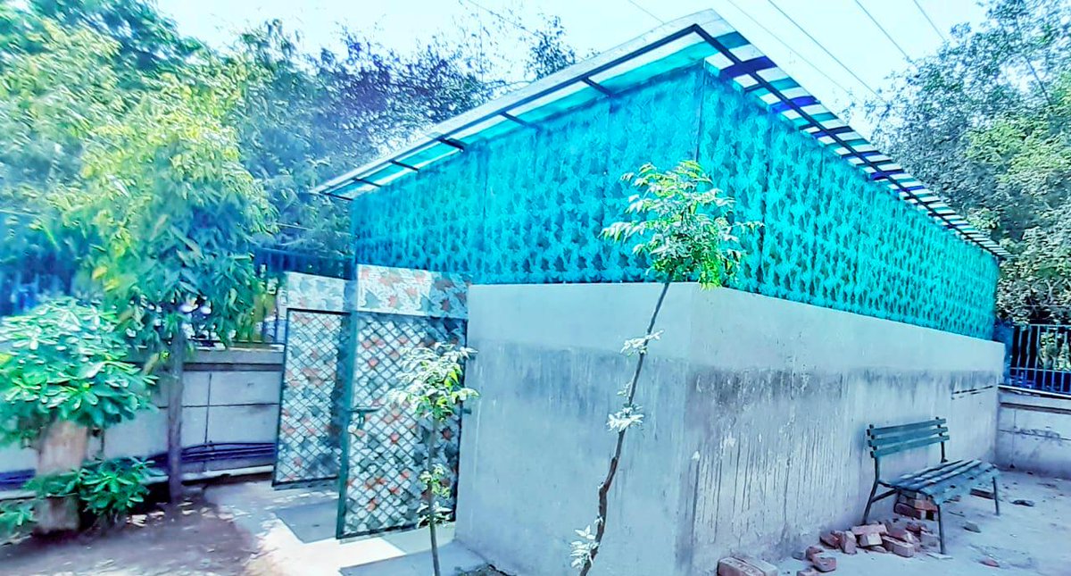Scrappedtm's tweet photo. @suraiya95 @tweetndmc @DelhiBreathe 
#mywastemyresponsibility 
#ZeroWasteDelhi 
Pics of our recent addition to zero waste community, Sai Appt, sector 13 Rohini, Delhi. We now #compost 11,000 Kgs of wet waste monthly across 3 decentralised communities impacting 600 families. https://t.co/GB7bH2Xn0a