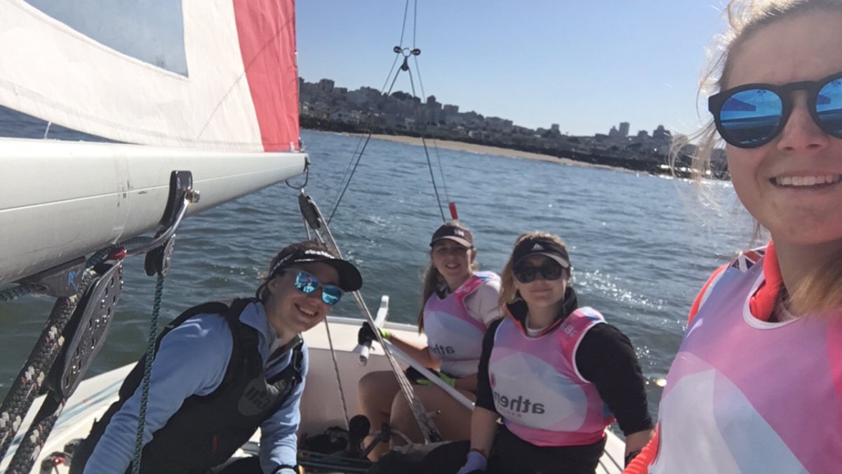 Fab first day of racing, light winds to start, breeze filled in towards lunchtime. Currently won 1 out of 4. Looking forward to more racing tomorrow! #shesails #feelalive #hellyhansen #thisgirlcan #vxsgymwear