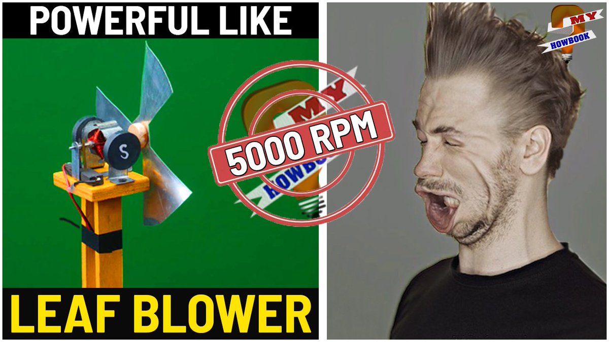 myhowbook's tweet photo. Make Super Powerful Fan With DC Motor at Home | DIY
#DIYFan #HomemadeFan #DCFan #DCMotorFan #MyHowBook
Watch to Find Out:
https://t.co/eQbNE8wd06 https://t.co/yBRQ8xgCsE