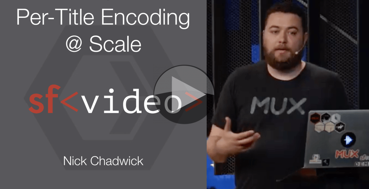 TBKnowledge's tweet photo. Video: Per-title Encoding at Scale – https://t.co/vUdQgcyyh4 – Nick Chadwick from @MUXHQ explains how #PerTitleEncoding works, how to deal with the metrics, what a 'converse hull' is and how he created a #MachineLearning model to power this feature. From @SFVideoTech @chadnickbok https://t.co/Otv25lIu2p