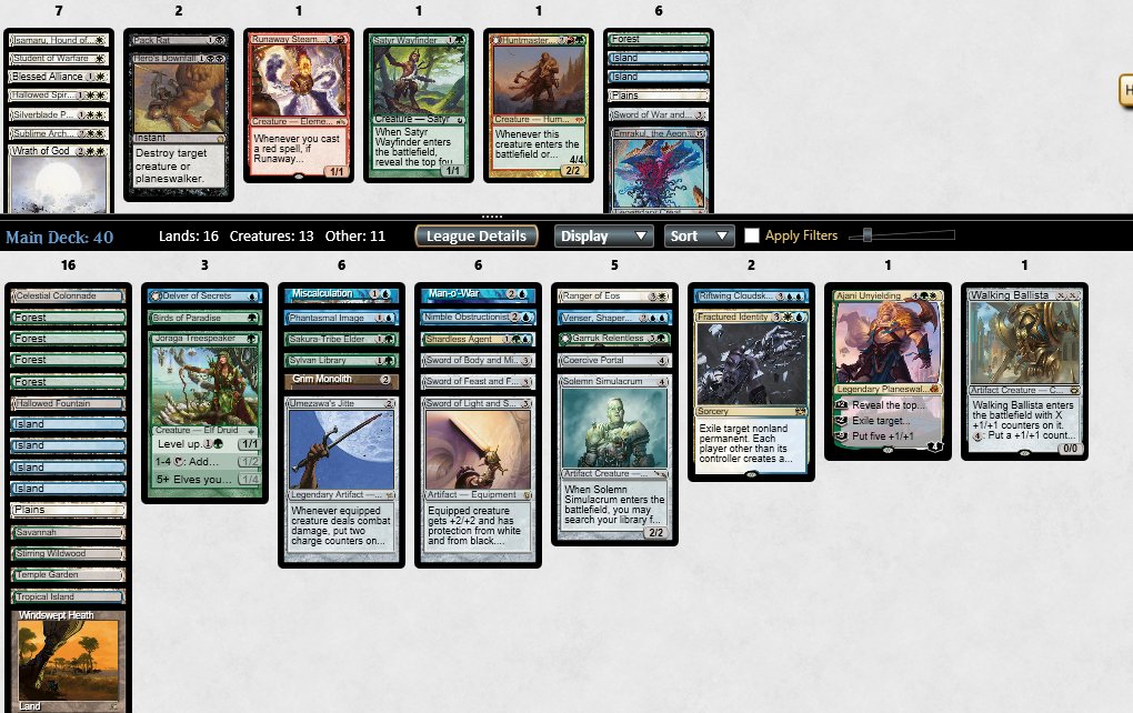 AlfaPhrog's tweet photo. It's good up here at the top #trophyking #AlphaFrog #MTGO #legacycube https://t.co/5r49ujOXaL