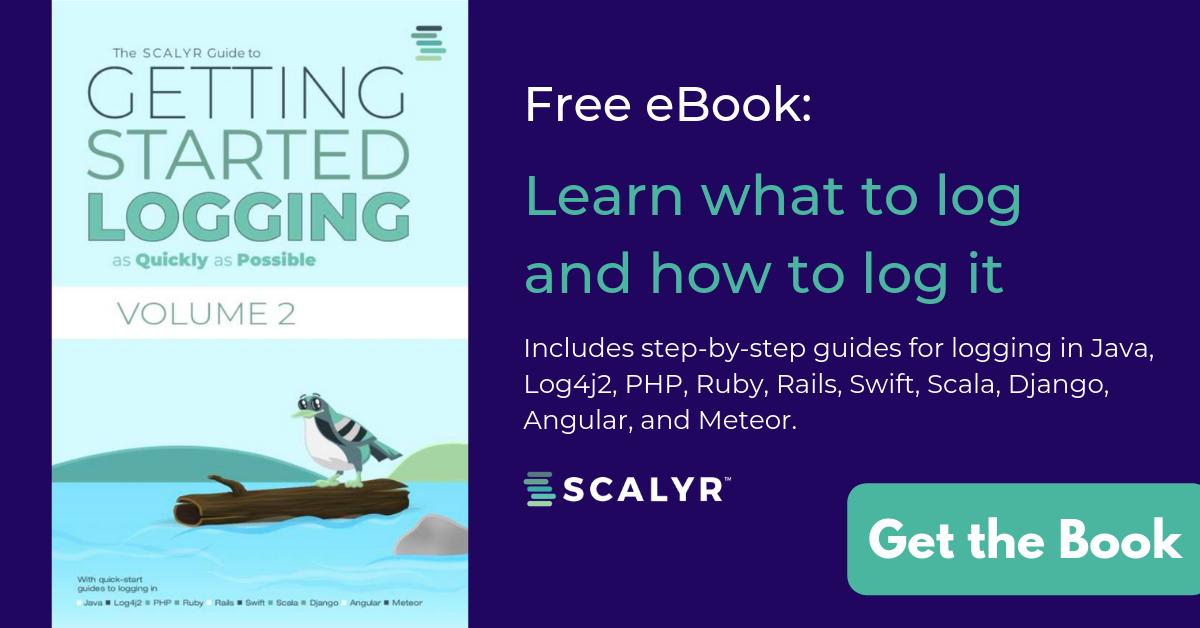 Nobody reads log files for fun. But, we promise this 157-page eBook with step-by-step illustrated guides will help you learn what to log and how to log more effectively: resources.scalyr.com/get-started-lo…