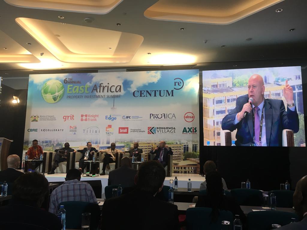 JudyKyanda's tweet photo. @Marc Du Toit representing Knight Frank as a panellist on the Regonal debate at #EAPI 2019 in Nairobi. https://t.co/91LYKklQzo