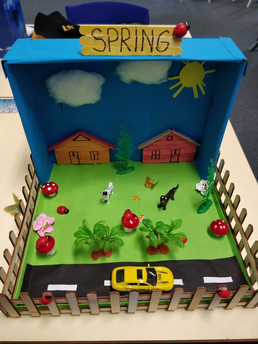 _missta's tweet photo. What spectacular season dioramas KT have brought in! #science #kindergarten #season https://t.co/582yYBxpwL