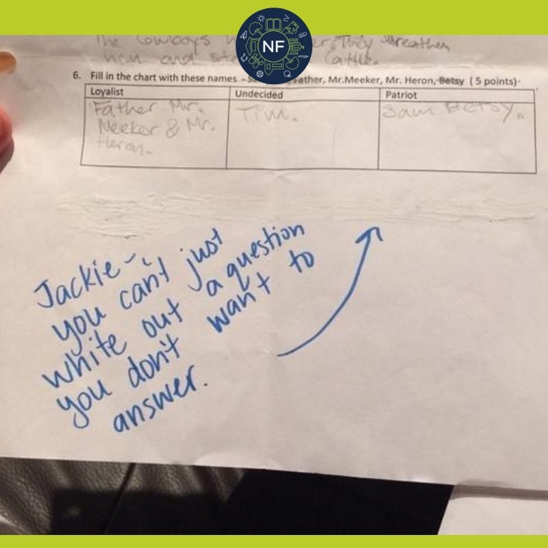 NewFormationEdu's tweet photo. Haha we love this 😂
#NewFormationEducation #EducationRecruitment #HomeworkFails #TeacherProblems #TeacherMemes #TeacherMeme #KIdsHomework https://t.co/6Kt0sCPHwG