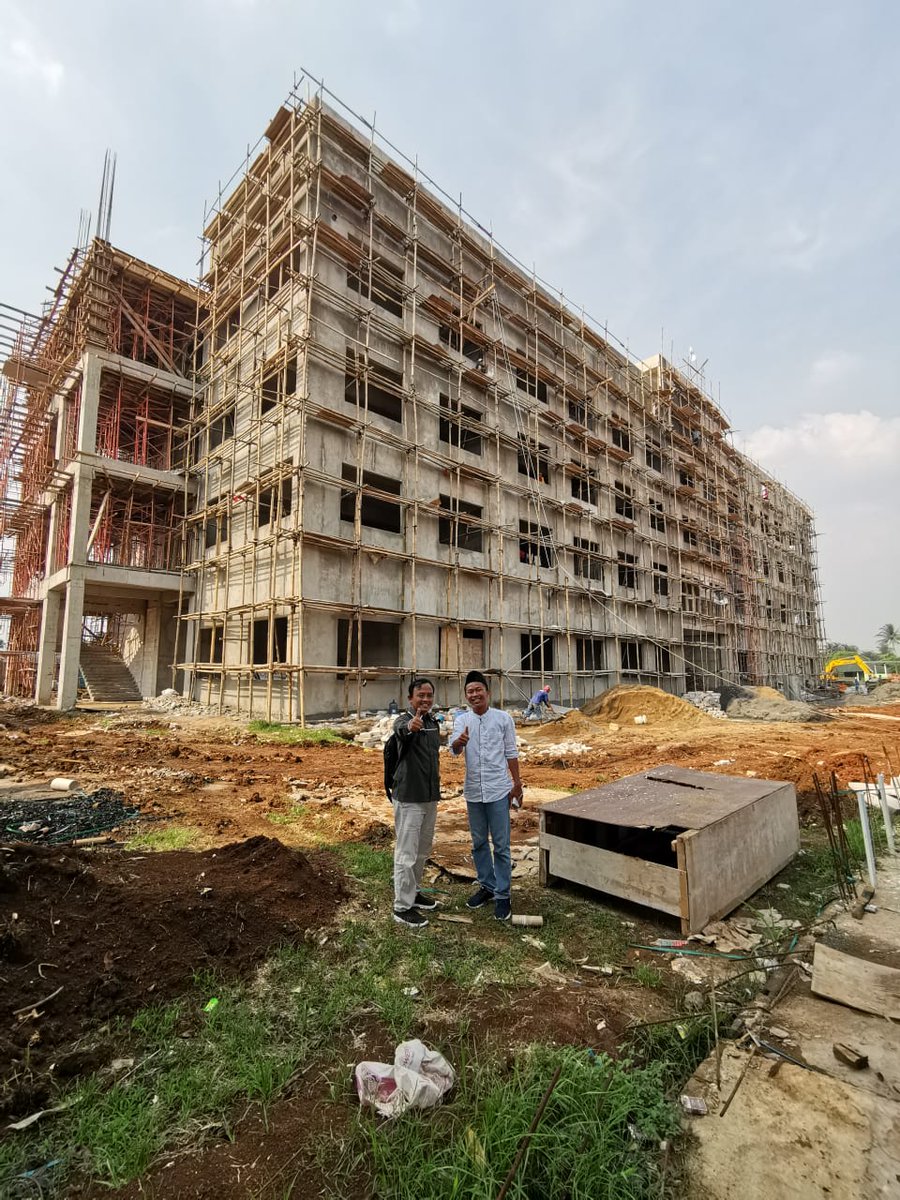 Rapat evaluasi Pembangunan Gedung @unusia