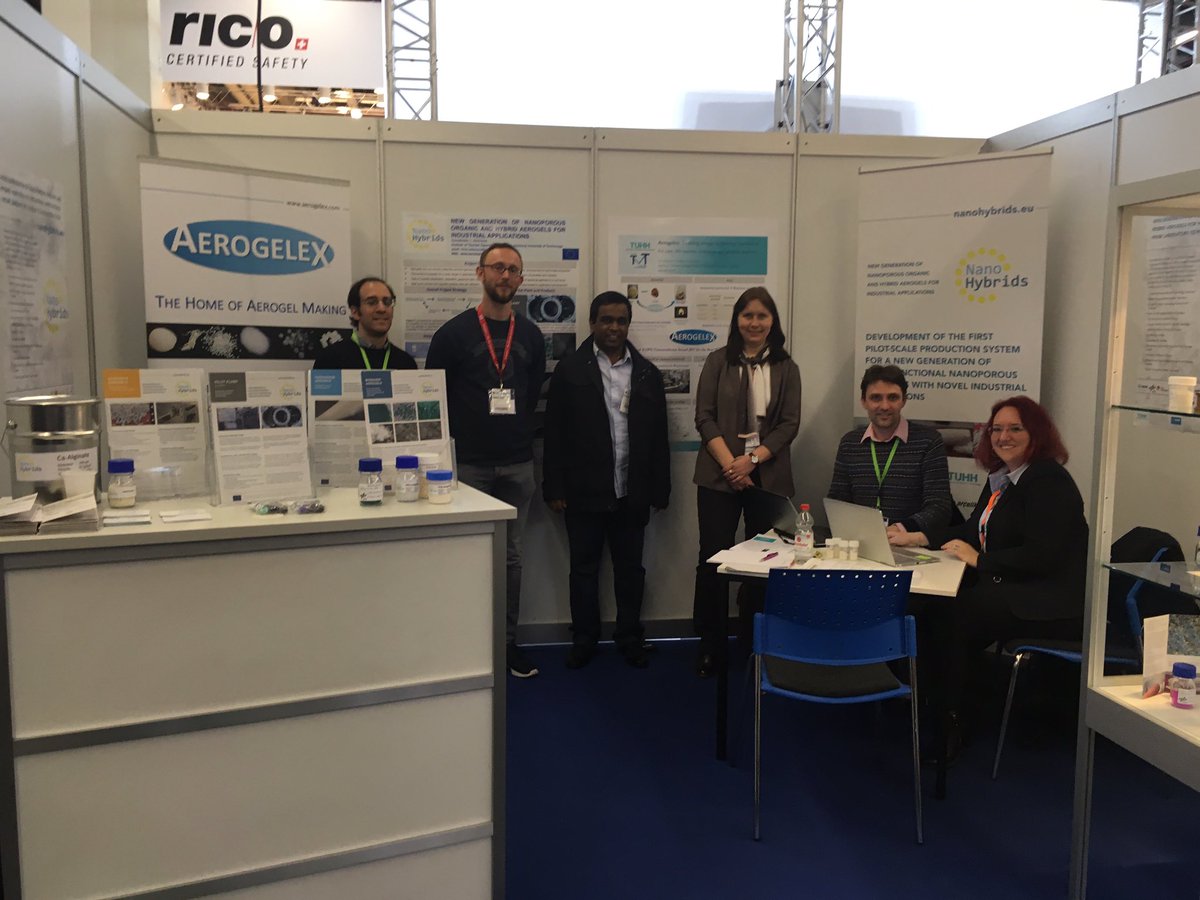 NanoHybridsEU's tweet image. Meet the @NanoHybridsEU project team that developed #pilotline produtiob systems for #biobased #aerogels in industrial scale for the first time. Final scientific Session #PARTEC2019 starts at 10:20. @CORDIS_EU @EU_H2020 @Powtech