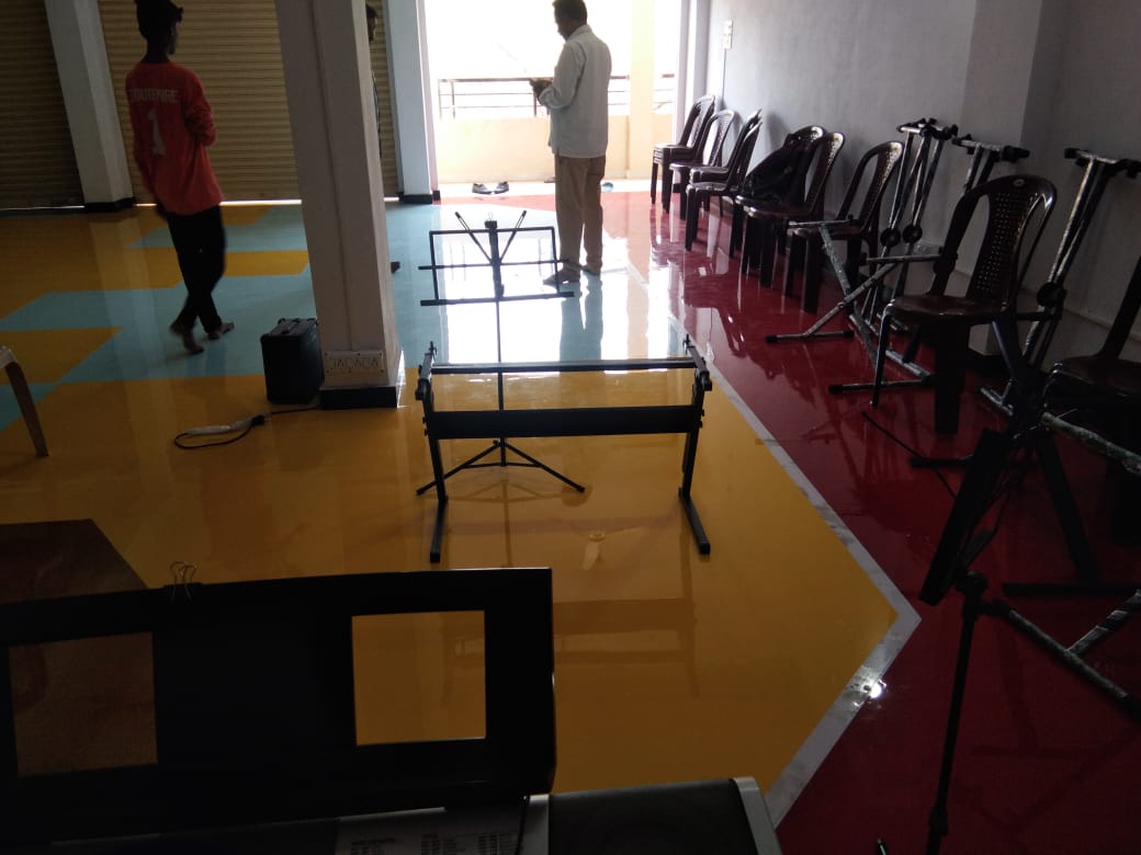 Just Completed - 1MM Epoxy Flooring in Dhawani Music &amp; dance academy at #Hyderabad .
Contact us to get yours today!
Call on 9657716421 or email us at info@tripolarcon.com
Visit our website tripolarcon.com
#epoxyflooring #PUcoating #epoxyfloorcoating #epoxyfloors