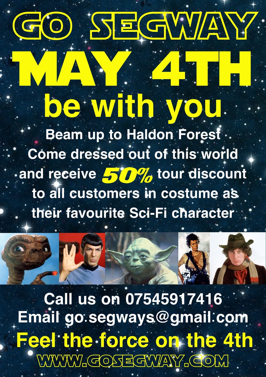 There is a disturbance in the forest #haldonforest #starwars #segway #cosplay #fun #may4th