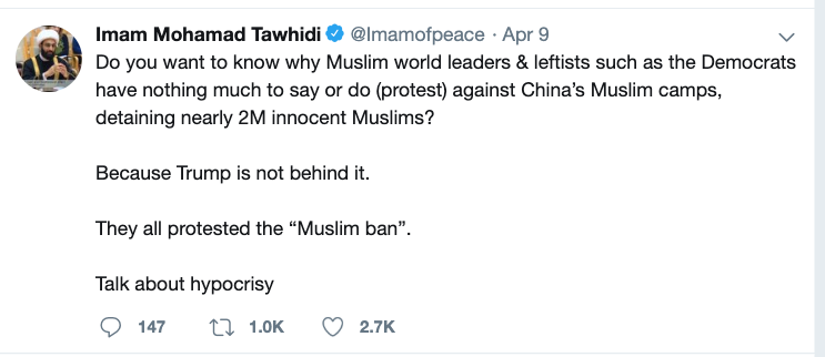 Further, click over to see the sort of thing  @imamofpeace claims doesn't exist. Notably, this journalism comes from the man who has repeatedly exposed Tawhidi as a fraud  https://twitter.com/cjwerleman/status/1114709495278518272