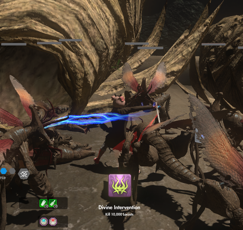 Alice_Orwell's tweet image. Their tongues are devil-red so you'd better stay focussed. They will tear you apart. Killing the vidya locusts. #TSW