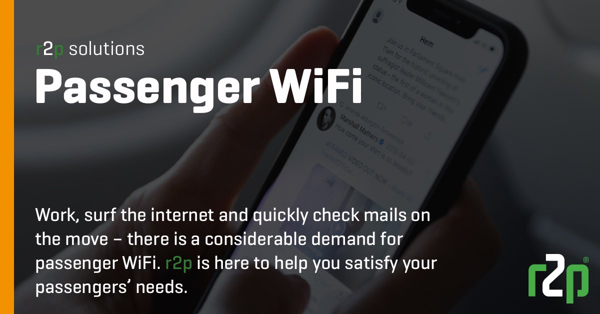 r2p passenger WiFi improves passenger comfort and experience. Get in touch: r2p.com/our-solutions/…