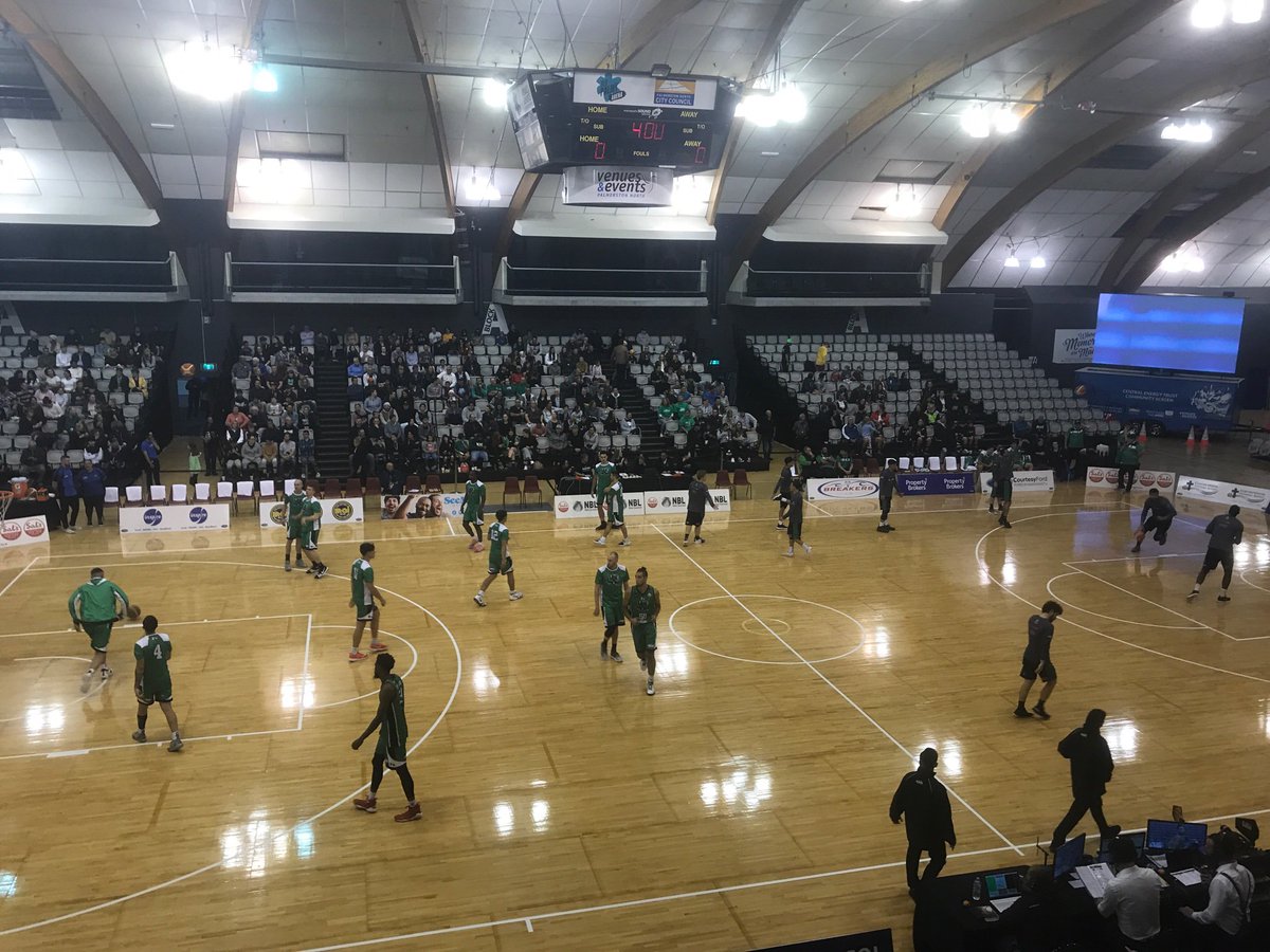 The Arena filling up for the <a href="/manawatujets/">Manawatu Jets</a> season opener against the Rangers #nbl