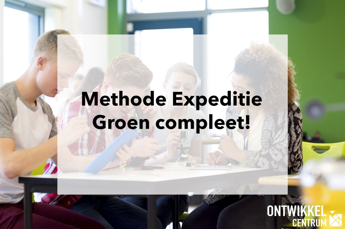 OntwikkelC's tweet image. Het vierde en laatste leerwerkboek van de methode Expeditie Groen voor de vmbo-onderbouw is nu in onze webshop verkrijgbaar. 

Lees meer: ontwikkelcentrum.nl/actueel/method… #vmbo #lesmethode #leermiddel #groenonderwijs #vmbogroen