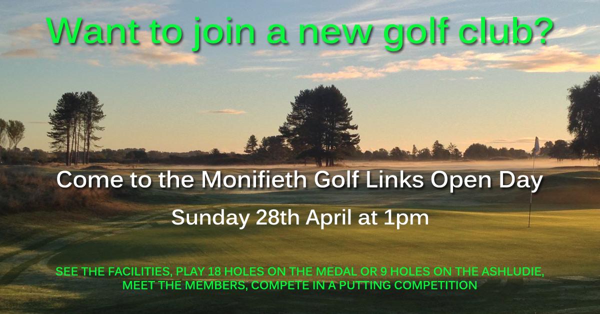 MonifiethLinks's tweet photo. Thinking about joining a new golf club?

Come along to out open day on Sunday 28 April to find out more about Monifieth Links.

Register at https://t.co/UlTe2LTOTD https://t.co/qaJNMLRWDC