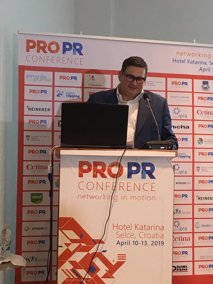 <a href="/DanijelPro/">DANIJEL KOLETIC</a> upravo otvara 17 #ProPR konferenciju i govori o izazovima sa kojima se #PR danas suocava