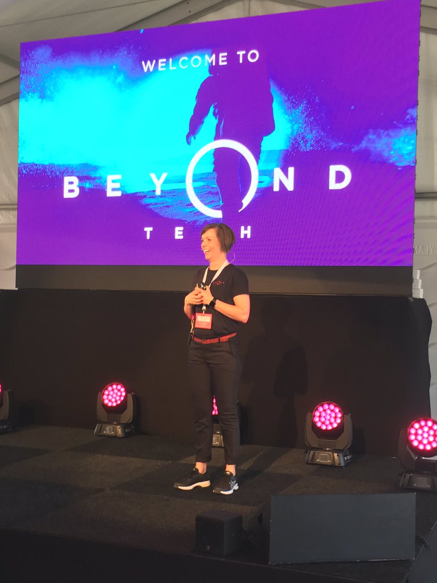 #BeyondTech has launched! HighTechXL cofounder <a href="/AEASoetermeer/">Anique Soetermeer</a> welcomes everyone to the big tent. We’re getting ready to have some fun #networking!