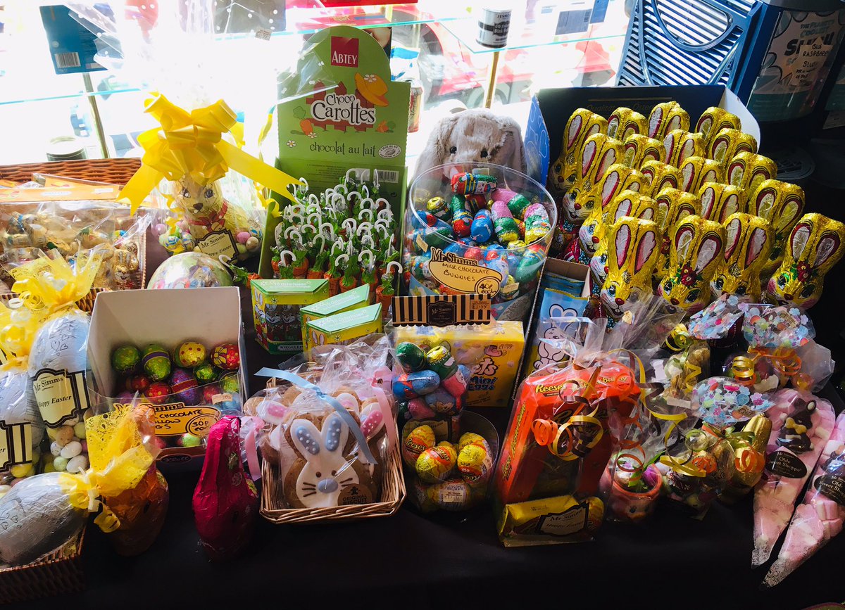 Easter treats flying out of Sweetie shop🐣🐰🍭🍫 Don’t leave it too late to buy your bespoke gifts🎁Much more fun than a boring egg👌#EasterTreats #knutsford #cheshire #shoplocal #easterbunny #sweets #candy #chocolate #supportsmallbusiness