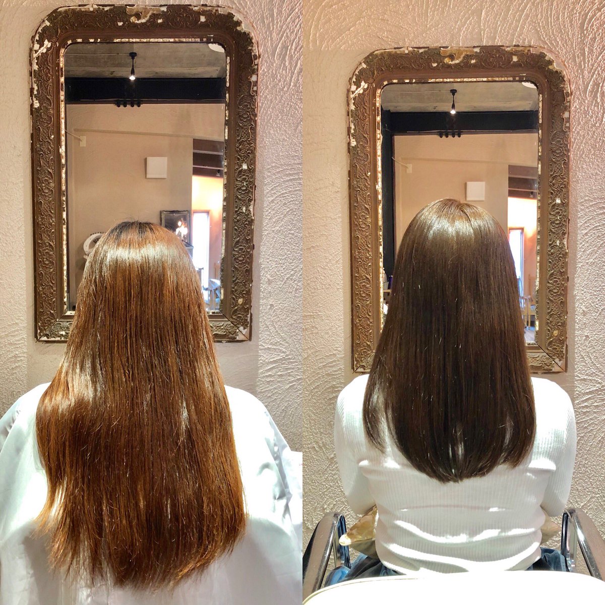 scintillerKN's tweet photo. 15㎝カット💇🏻‍♀️してオレンジを消すため寒色系の色マットアッシュで透明感を出しました👀✨
#scintiller鹿屋店 #サンティエ鹿屋店 #鹿屋美容室 #鹿屋美容院 #鹿屋ヘアサロン #鹿屋美容師求人 #鹿屋美容アシスタント求人 https://t.co/Y9ZB6rgvOf