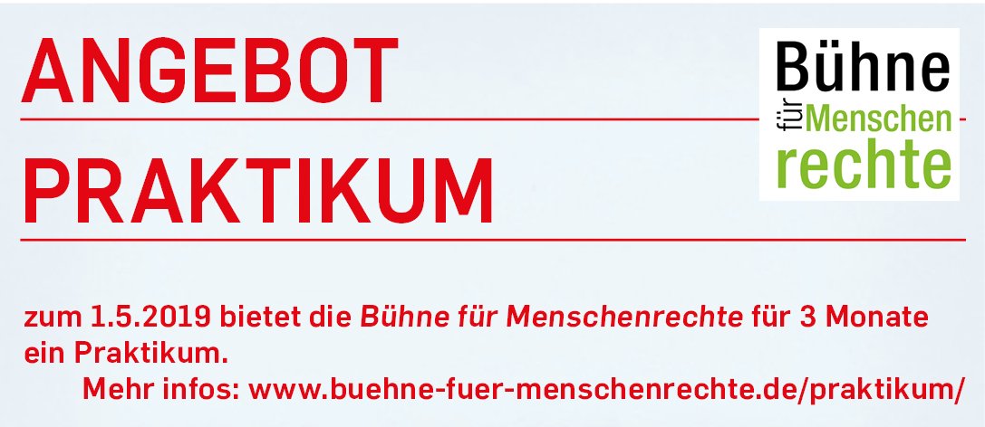 BühneƒMenschenrechte (@bfm_dokutheater) on Twitter photo 