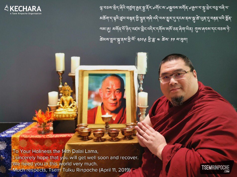 choisheem's tweet photo. May His Holiness Dalai Lama get well very soon. We need you in this world.~Tsem Rinpoche 

https://t.co/fZ9GXArFsl

#TibetCause
#DalaiLama
#Tibetan
#bhodrangzen
#India
#Tibet
#FreeTibet
#tsemrinpoche
#kechara
#yoga
#buddha
#buddhism
#dharma
#buddhist 
#spiritual
#spiritualgrowth https://t.co/7ZaKy3SwzX