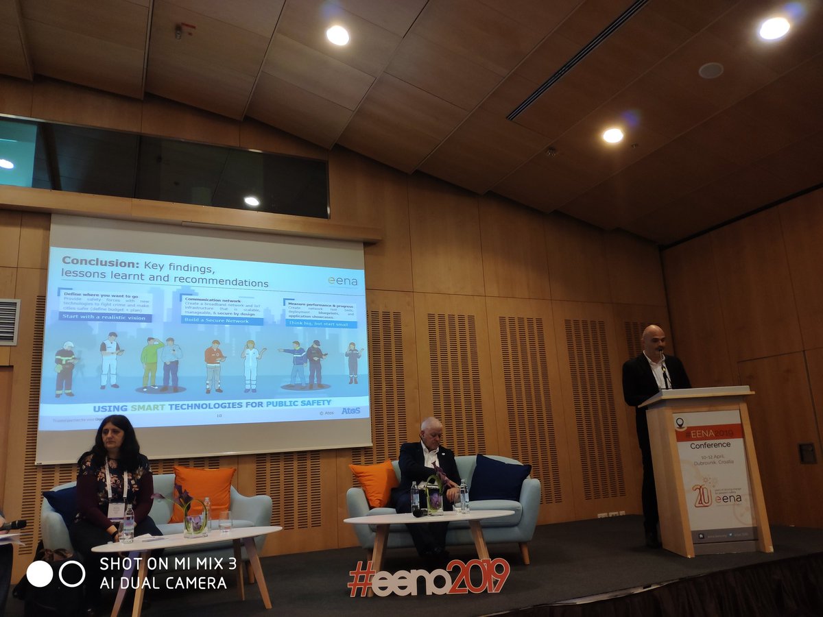 iratxegs's tweet photo. And now it's the turn of my colleague @EricWahed, one of #YourExperts in #PublicSafety at @Atos @AtosPubSector, speaking about the future of connected police officers and firefighters for #SaferCities, with a couple of examples in Nice and Marseille included!
#EENA2019 https://t.co/66r0ekvrzh